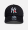 47 Brand New York Yankees "Roses" Clean Up Strapback Black