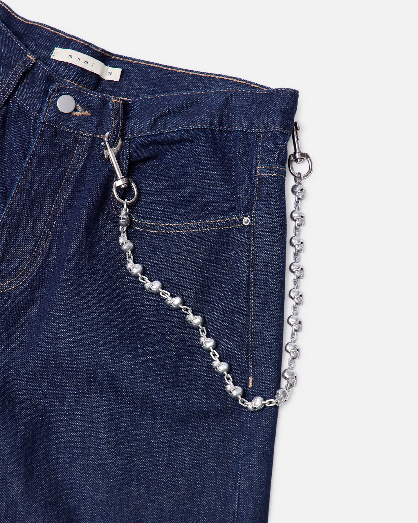 MNML Skull Wallet Chain Silver | Culture Kings US