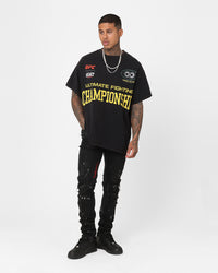 UFC By Goat Crew 30th Anniversary Vintage T-Shirt Black Wash