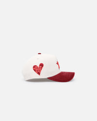 New Era Houston Astros 'Premium Corduroy Velvet' 9FORTY A-Frame Snapback Chrome White/Cardinal