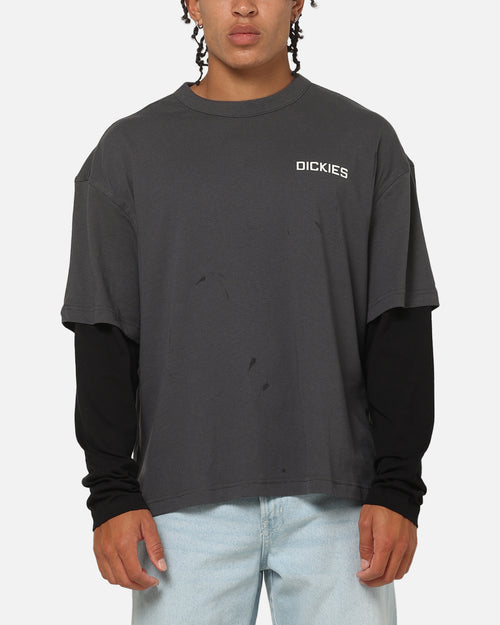 Dickies Payson 2Fer Long Sleeve T-Shirt Black