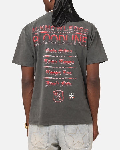 Culture Kings X WWE The Bloodline Heavyweight T-Shirt Black Wash