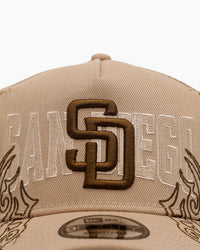 New Era San Diego Padres 'Tribal' 9FORTY A-Frame Snapback Camel
