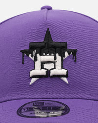 New Era Houston Astros 'Drip 4.0' 9FORTY A-Frame Snapback Purple