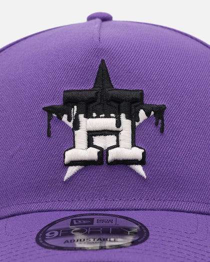 New Era Houston Astros 'Drip 4.0' 9FORTY A-Frame Snapback Purple
