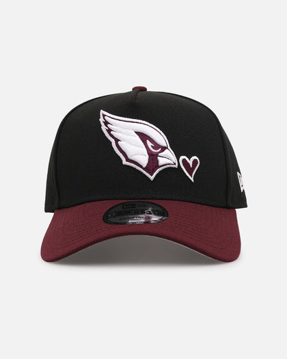 New Era Arizona Cardinals 'Burgundy Hearts' 9FORTY A-Frame Snapback Black/Maroon