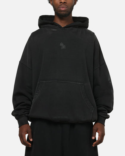 Saint Morta Athltc R3 Boxy Hoodie Washed Black