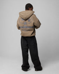 Loiter Solar Zip Hoodie Brown