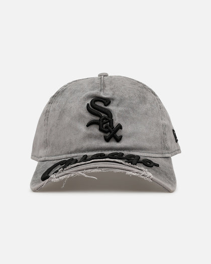 New Era Chicago White Sox 'Cutoff Visor' 9FORTY Snapback Washed Black