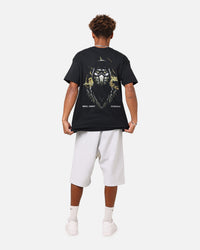 Goat Crew X Mortal Kombat Scorpion Fire T-Shirt Black