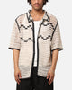 XXIII Western Crochet Button Up Shirt Cream/Black