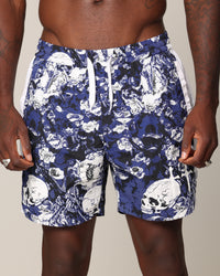 Saint Morta Relic Nylon Shorts Blue/White