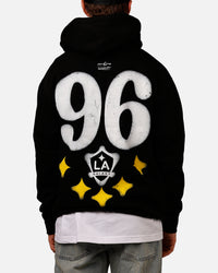 Mitchell & Ness X Los Angeles Galaxy X Culture Kings Spraypaint Hoodie Black