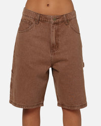 Carre Carpenter Jorts Tan
