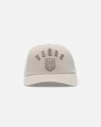 Pro Standard Vegas Golden Knights Pinch Front Trucker Snapback Taupe