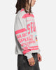 Mitchell & Ness San Antonio Spurs Letterform Crewneck Grey Marle