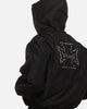 Saint Morta Marked Hooded Bomber Jacket Off Black