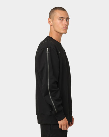 The Anti Order Man Made Zipper Crewneck Black/3M