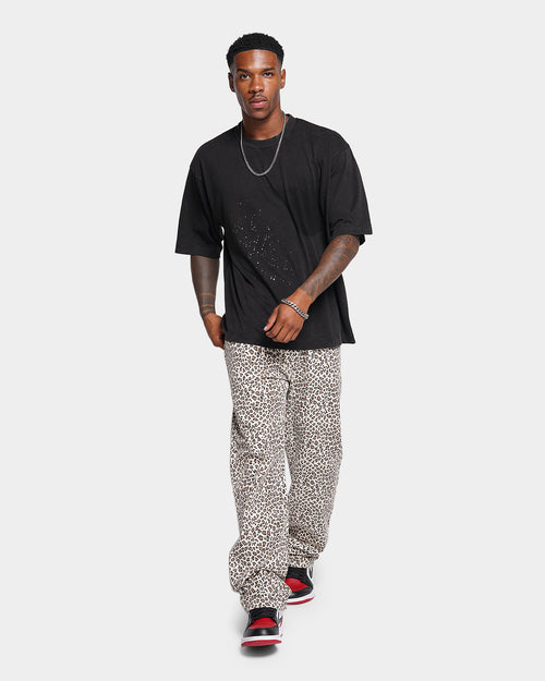 XXIII Christian Leopard Denim Jeans Leopard