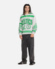 Mitchell & Ness Boston Celtics Letterform Crewneck Grey Marle/Official Team Color