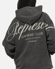 Represent Owners Club Script Hoodie Vintage Grey
