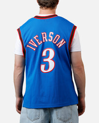 Mitchell & Ness Philadelphia 76ers Allen Iverson '99-'00 #3 Swingman Jersey Royal