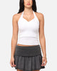 XXIII Women's Rib Halter Top White