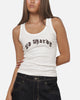 Ed Hardy Women's Frayed Tank White