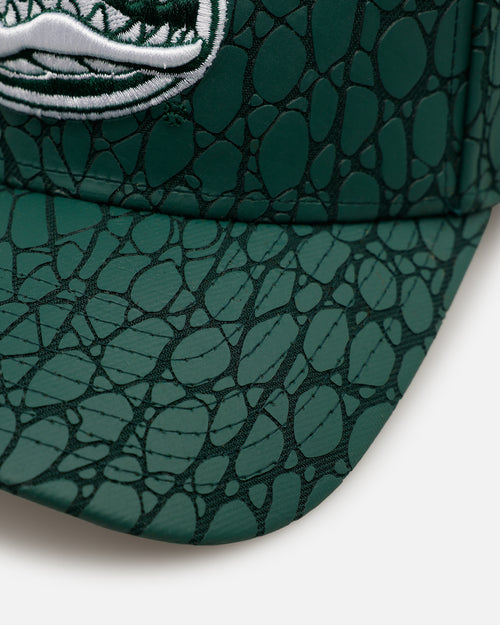 New Era Florida Gators football 'Croc Skin 2.0' 9FORTY A-Frame Snapback Dark Green