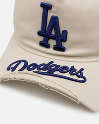 New Era Los Angeles Dodgers 'Cutoff Visor' 9FORTY Snapback Stone