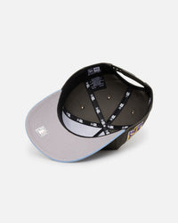 New Era Los Angeles Lakers 'Contrast Visor' Pre-Curved Golfer Snapback Moss/Sky