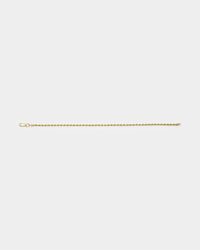 House Of Auric 2.5mm Rope Bracelet 18k Gold Vermeil