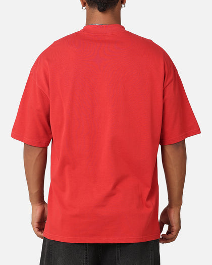 The Anti Order Invasion Mock Neck T-Shirt Red