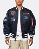New Era X Alpha Series X NFL Chicago Bears MA-1 Bomber Jacket Navy/Orange