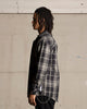 Saint Morta Mulberry Long Sleeve Flannel Shirt Khaki Green