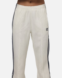 Adidas Women's Knit Classic Track Trousers Off White