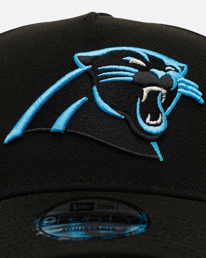 New Era Carolina Panthers 'Black And Team Color' 9FORTY A-Frame Snapback Black/Official Team Color