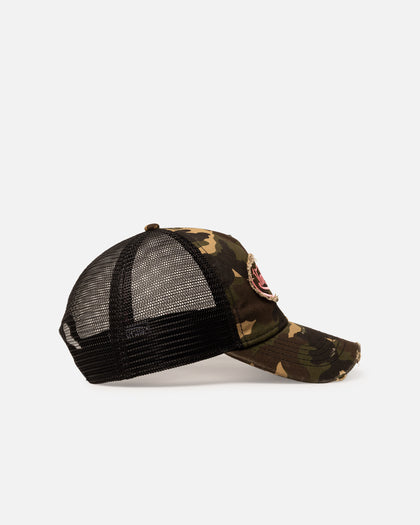 Von Dutch Camo Patch Trucker Snapback Camo