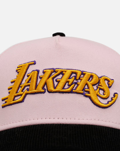 New Era Los Angeles Lakers 'Pink Crown' 9FORTY A-Frame Snapback Pink