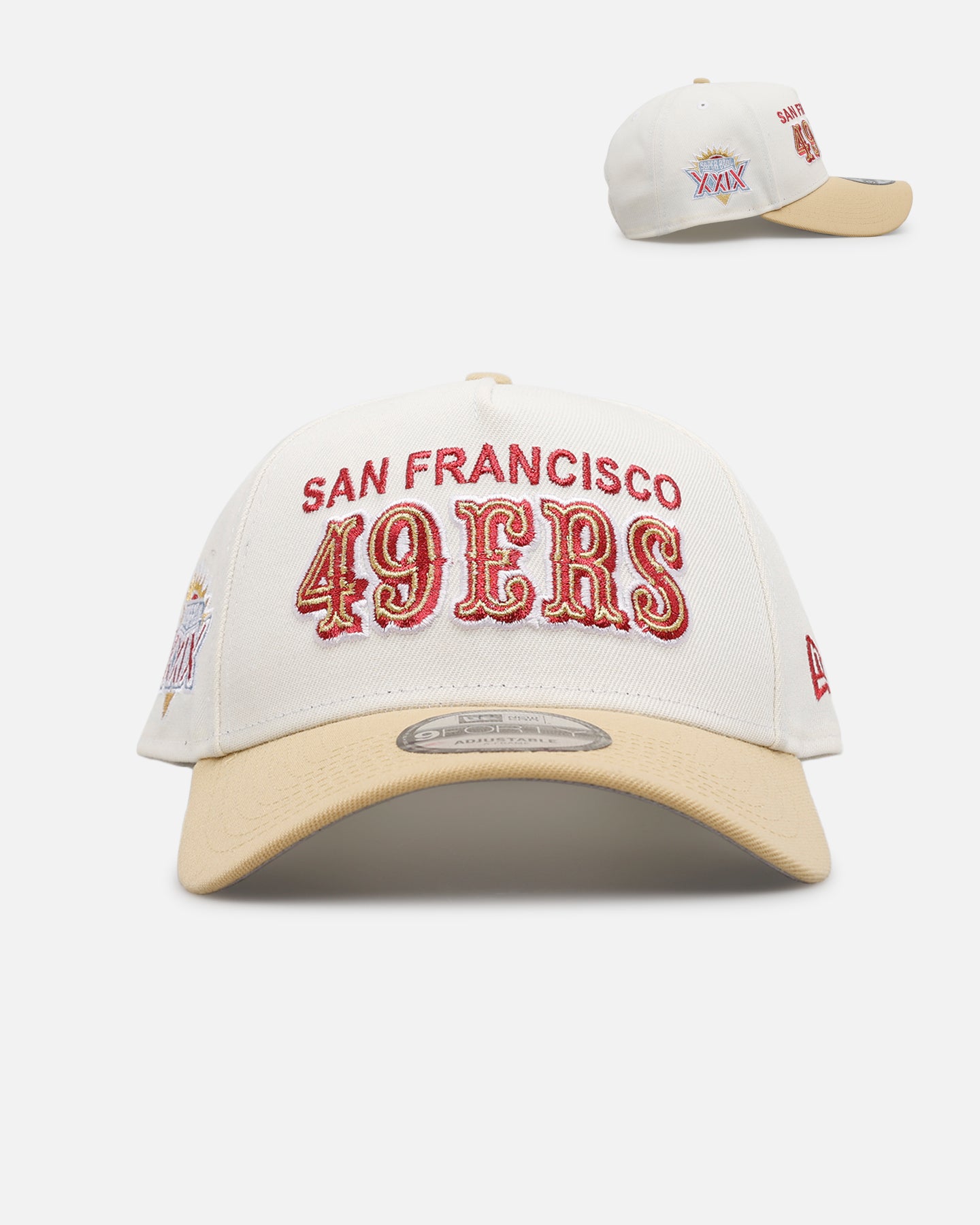 New Era San Francisco 49ers 'Chrome Metallic Wordmark' 9FORTY A