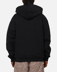 X-Large Mark Zip Through Hoodie Black