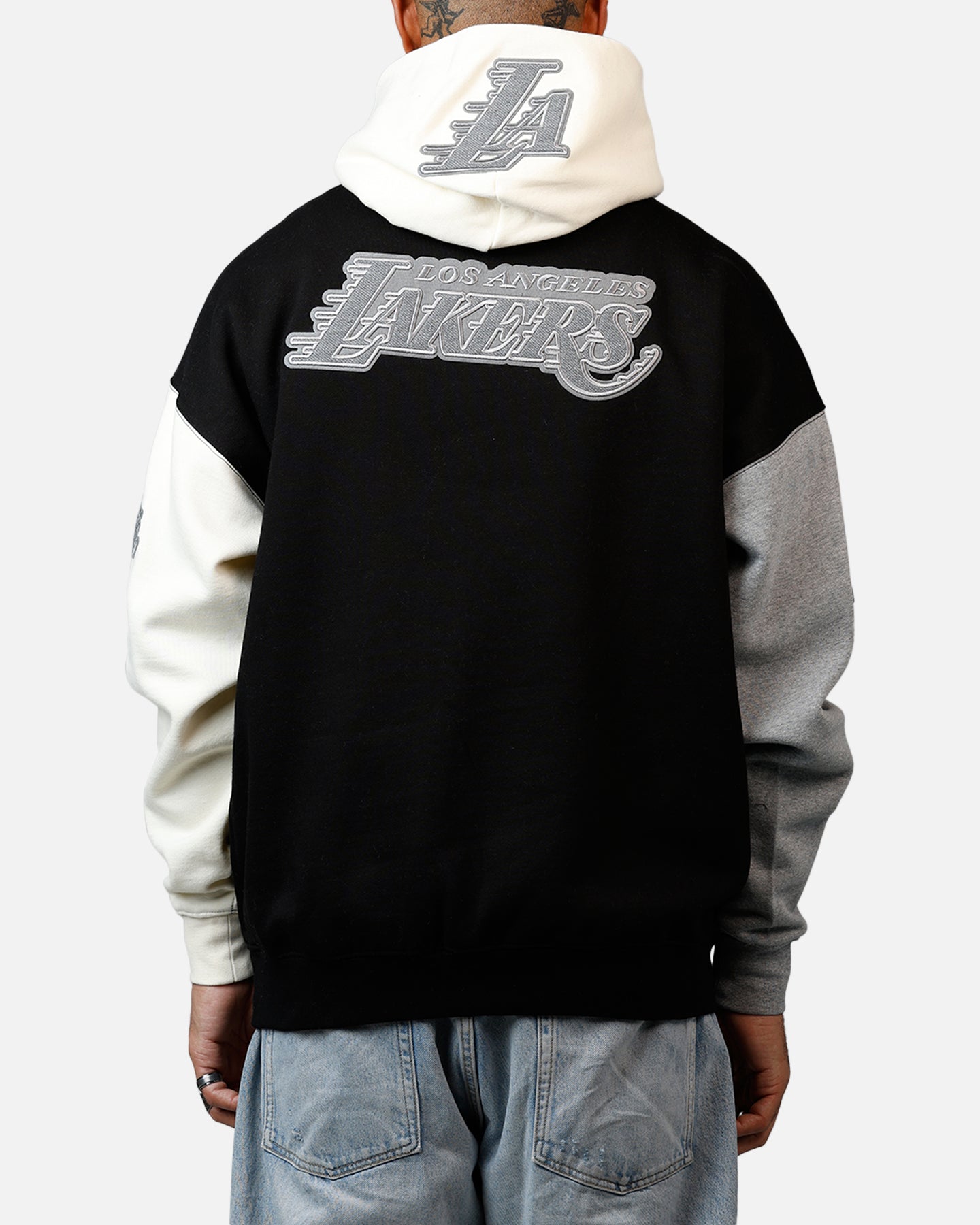 Pro Standard Los Angeles Lakers Reverse French Terry Hoodie Black