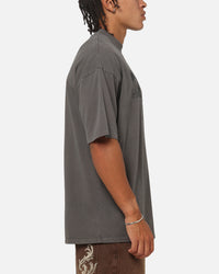 Saint Morta Exile Boxy T-Shirt Washed Charcoal