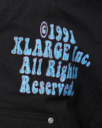 X-Large Daisy Double Knee Work Pants Black