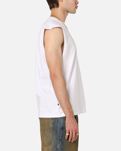 Saint Morta Scription Oversized Muscle T-Shirt White