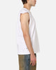 Saint Morta Scription Oversized Muscle T-Shirt White
