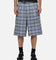Carre Heritage Pleated Shorts Blue-plaid