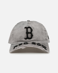New Era Boston Red Sox 'Cutoff Visor' 9FORTY Snapback Washed Black