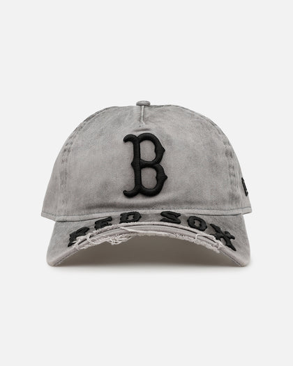 New Era Boston Red Sox 'Cutoff Visor' 9FORTY Snapback Washed Black