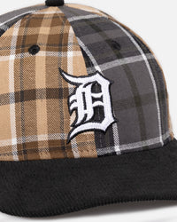 New Era Detroit Tigers 'Multi Panel Plaid' 9FIFTY High Crown Strapback Plaid